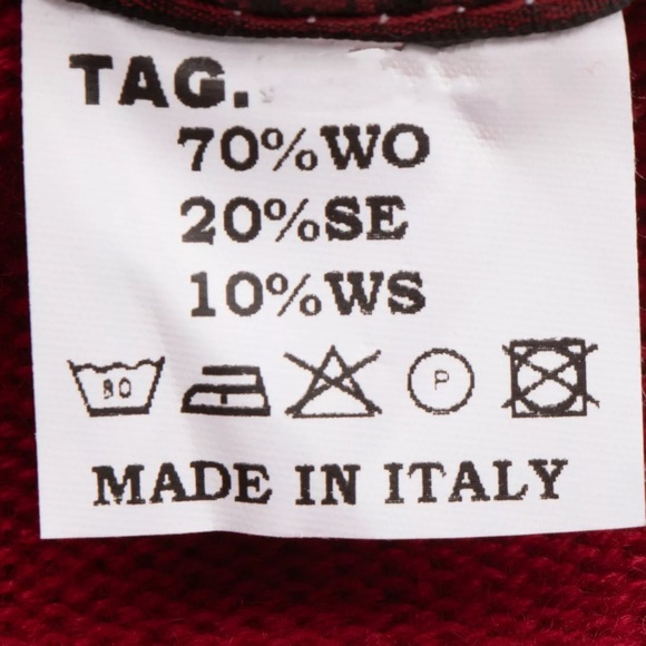 GALLO Cashmere Silk & Wool Knitted Gloves One Size Ribbed Cuffs Made in Italy - Picture 5 of 5